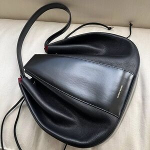 NWOT $745 Mansur Gavriel Lilium Bag In Black Leather